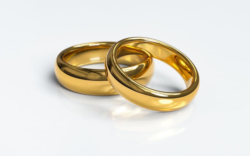 Crystal Wedding Rings
